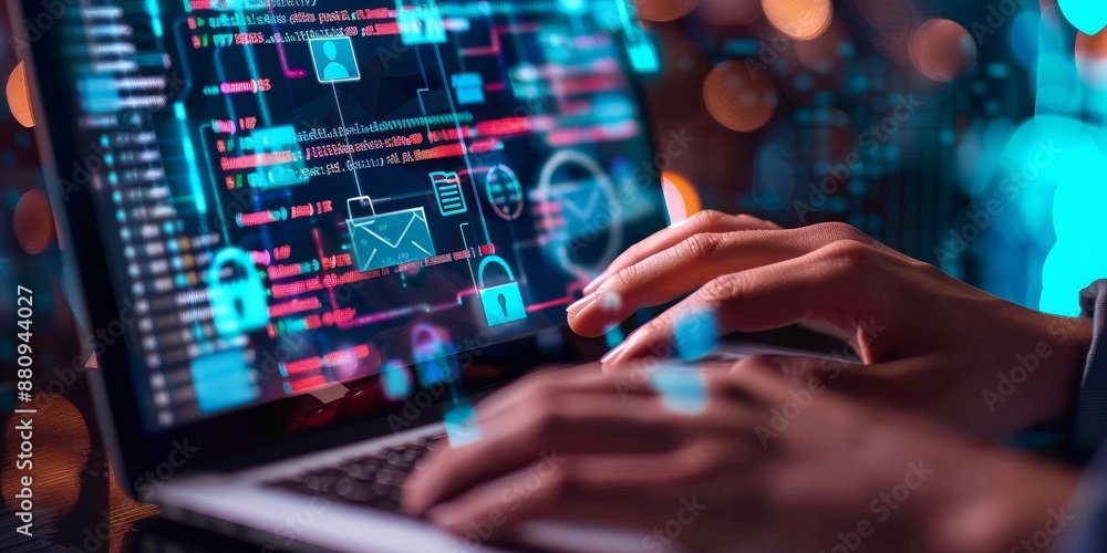 Aufkleber internet security: fortifying digital environments against cyber risks