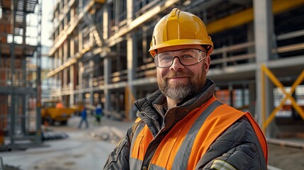 The supervisor in charge of the construction site