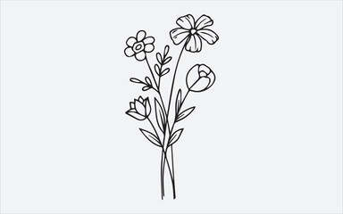 Bouquet Vector Images, Flower Bouquet Illustrations & Vectors Download Jpg.
