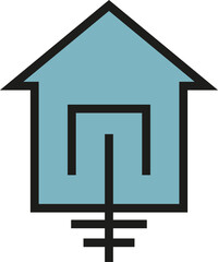 Electric Ground Icon
