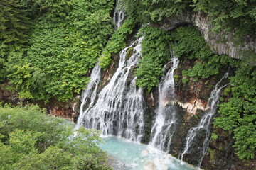 Obraz premium waterfall in the forest