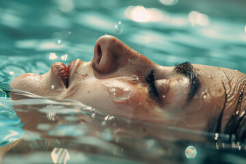 Happy people visiting bathhouse taking pleasure from hot water procedures spa center, Generative AI