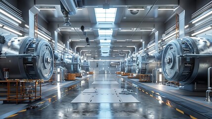 Fototapeta premium Automated resource allocation with smart scheduling algorithms, highly detailed, photorealistic