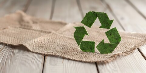 Product Label Made from Recycled Materials A Closeup Illustration of Circular Economy Principles. Concept Circular Economy, Recycled Materials, Product Label, Closeup Illustration, Sustainable Design