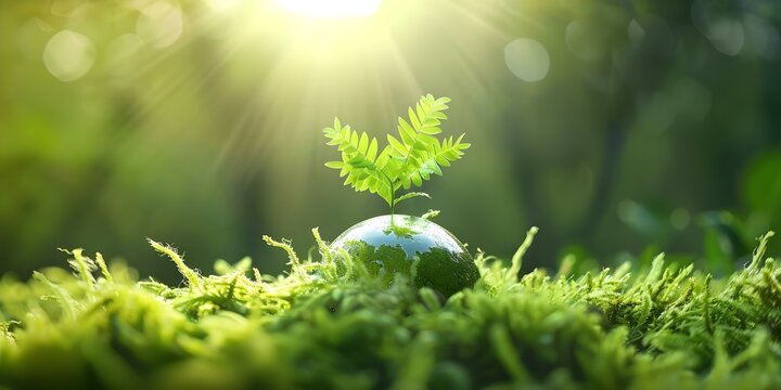 Promoting biodiversity and nature conservation in net zero carbon forests for sustainability. Concept Biodiversity, Nature Conservation, Net Zero Carbon Forests, Sustainability, Promoting Ecosystems