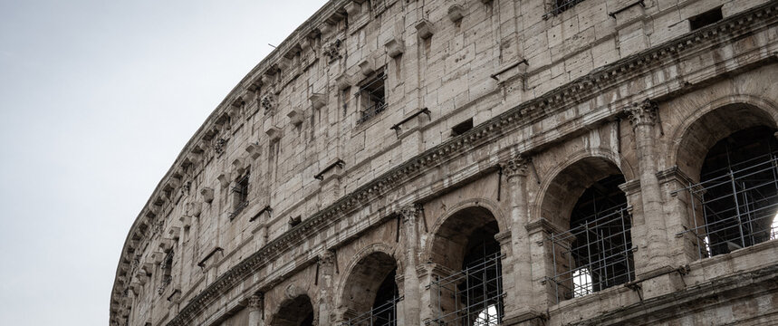 Roman Colosseum in Italy - Powered by Adobe