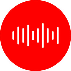 Soundtrack Vector Line White Circle Red