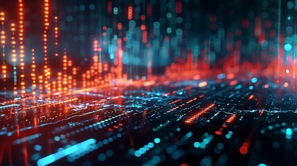 Luminous Data Landscape - Visualizing the Dynamic Flow of Information