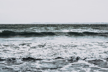 Abstract Natural Background Water Bubbling Sea Foam Splash Waves Energy Power Strength Intensity