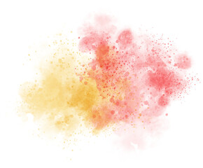 Obraz premium Watercolor stain illustration