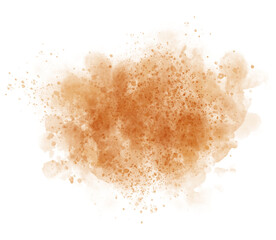 Watercolor stain illustration