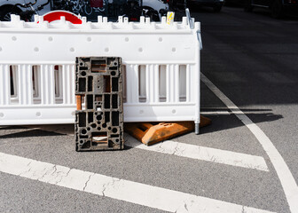 Construction Barriers and Road Markings