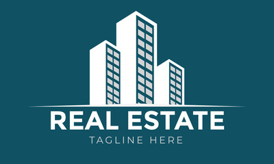 Logo template real estate, apartment, rental