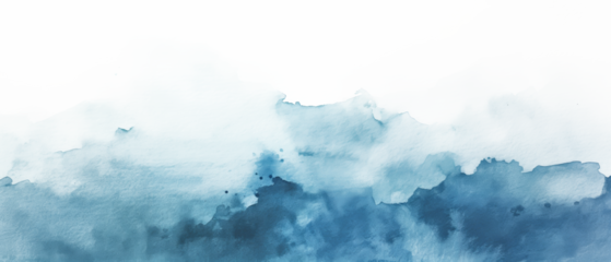 Watercolor background overlay. Of blue color