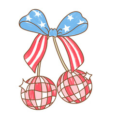 Colorful ribbon bow at night red and turquoise icon seamless hand drawn sticker paper clothing child decoration education background