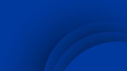 A blue background with sharp gradient circles at the corners.