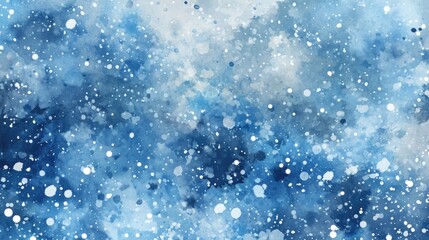 A blue and white background featuring unique snowflakes, perfect for winter-themed designs
