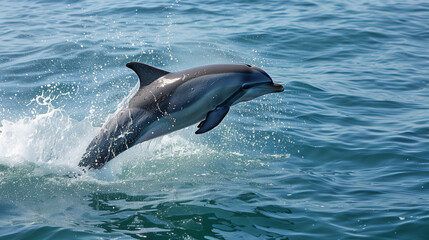 Fototapeta premium 海を泳ぐイルカ