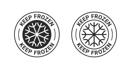 keep frozen round label vector images