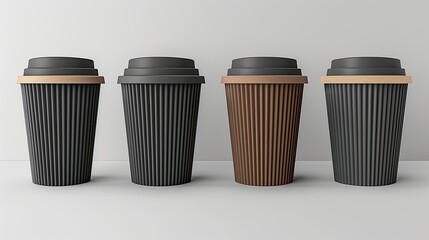 Maqueta de vaso. Concepto de publicidad.