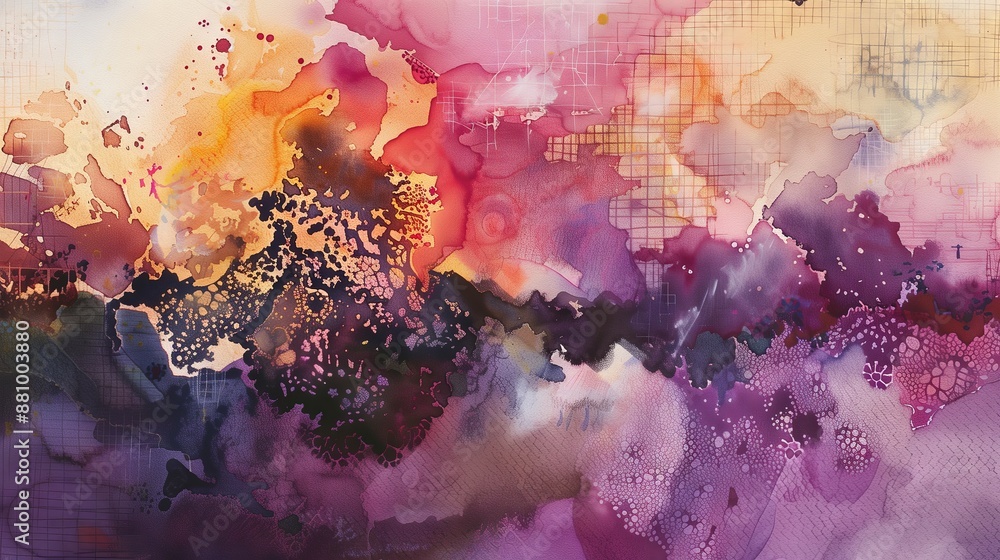 Poster watercolor techniques reveal unexpected patterns, creating an ever-evolving canvas of artistic surpr