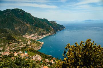 Obraz premium photo of Ravello on the Amalfi Coast in the European summer Italy