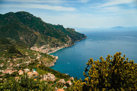 photo  of Ravello on the Amalfi Coast in the European summer Italy