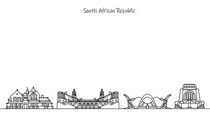 Obraz premium Sights of the Republic of South Africa