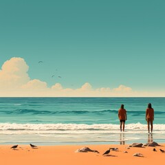 art print in the style of hard edged