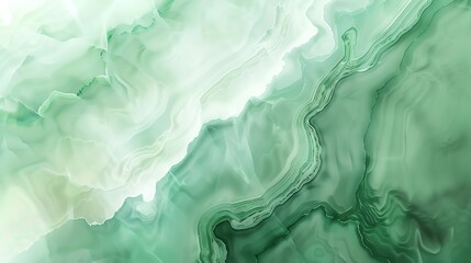 Fototapeta premium Close-up of a textured green marble wall, showing its natural pattern.