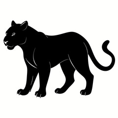 Leopard Black silhouette