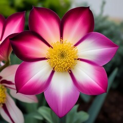 A natural flower. Flowers do not bloom during rainy season.