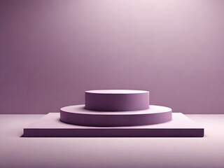 simple and minimal Trendy Empty Podium Design For product Display