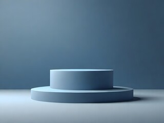 Fototapeta premium simple and minimal Trendy Empty Podium Design For product Display
