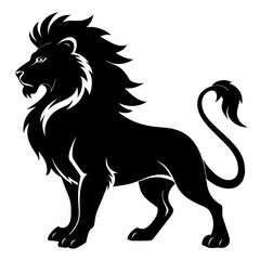 Lion Black silhouette