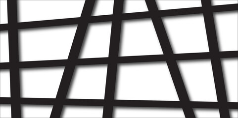 Abstract vector geometrical background. Minimalist Square Zigzag line pattern black and white diagonal plaid