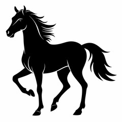 Horse Black silhouette