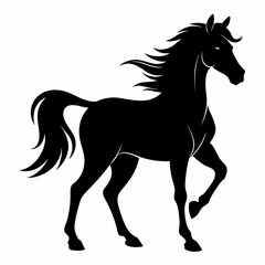 Horse Black silhouette
