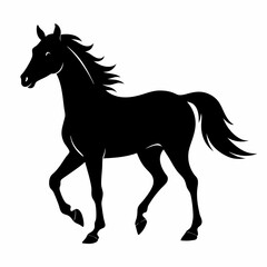 Horse Black silhouette