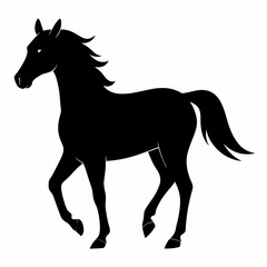 Horse Black silhouette