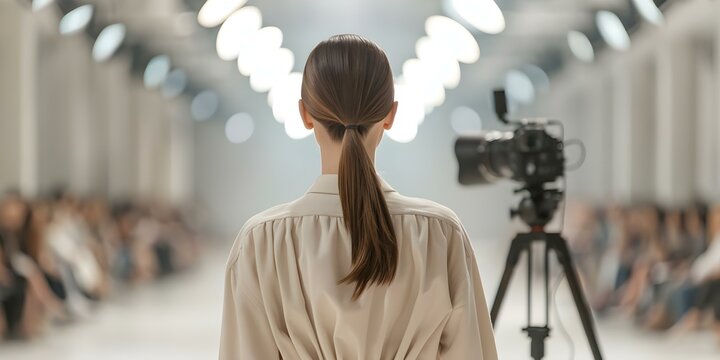 TV broadcast of a fashion show or catwalk event. Concept Fashion Show, Catwalk Event, Runway Trends, Designer Collections, Model Highlights