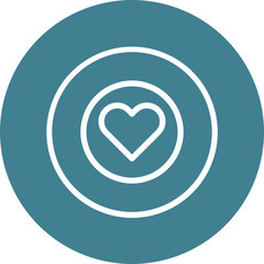 Donation Stamp Vector Line White Circles Multicolors