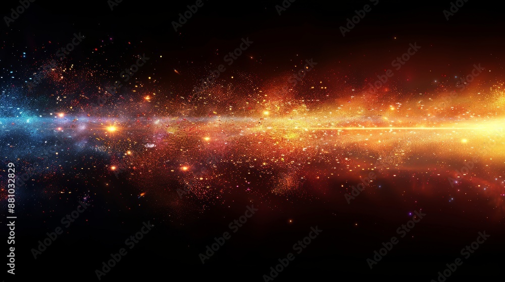 Poster adding lens flare effects is easy for overlays or screen blending mode. abstract sunburst, digital f