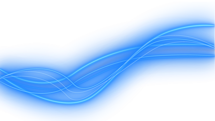 Colorful Light Lines Moving In The Dark Background

