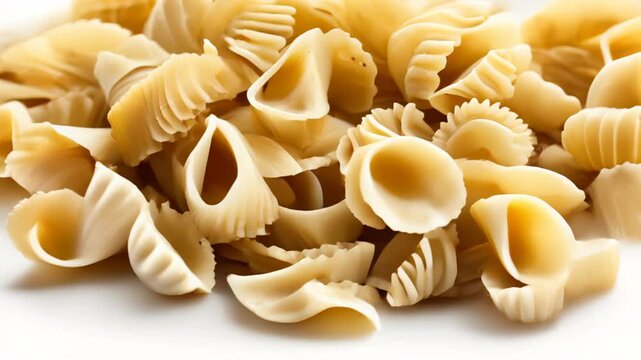  Deliciously cooked pasta shells ready to be served