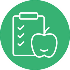 To Do List Vector Line White Circles Multicolors