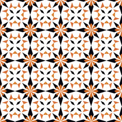 Seamless pattern of simple small geometry motif