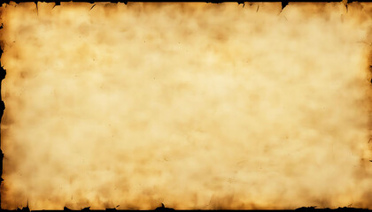Papier Papyrus Pergament alt Vintage handgesch&ouml;pft gelb braun mit Struktur Rand dunkler ungleichm&auml;&szlig;ig, Design Retro Chabby Chic Vorlage Mock Up Website Hintergrund antik verwittert R&auml;nder ausgewaschen