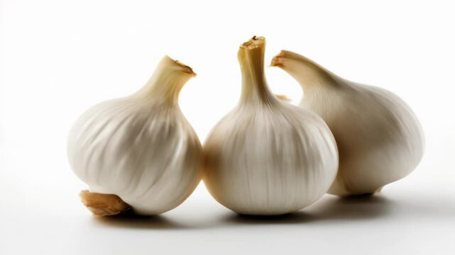  Fresh garlic bulbs ready to add flavor to your dishes
