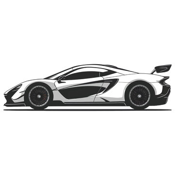 A supercar vector